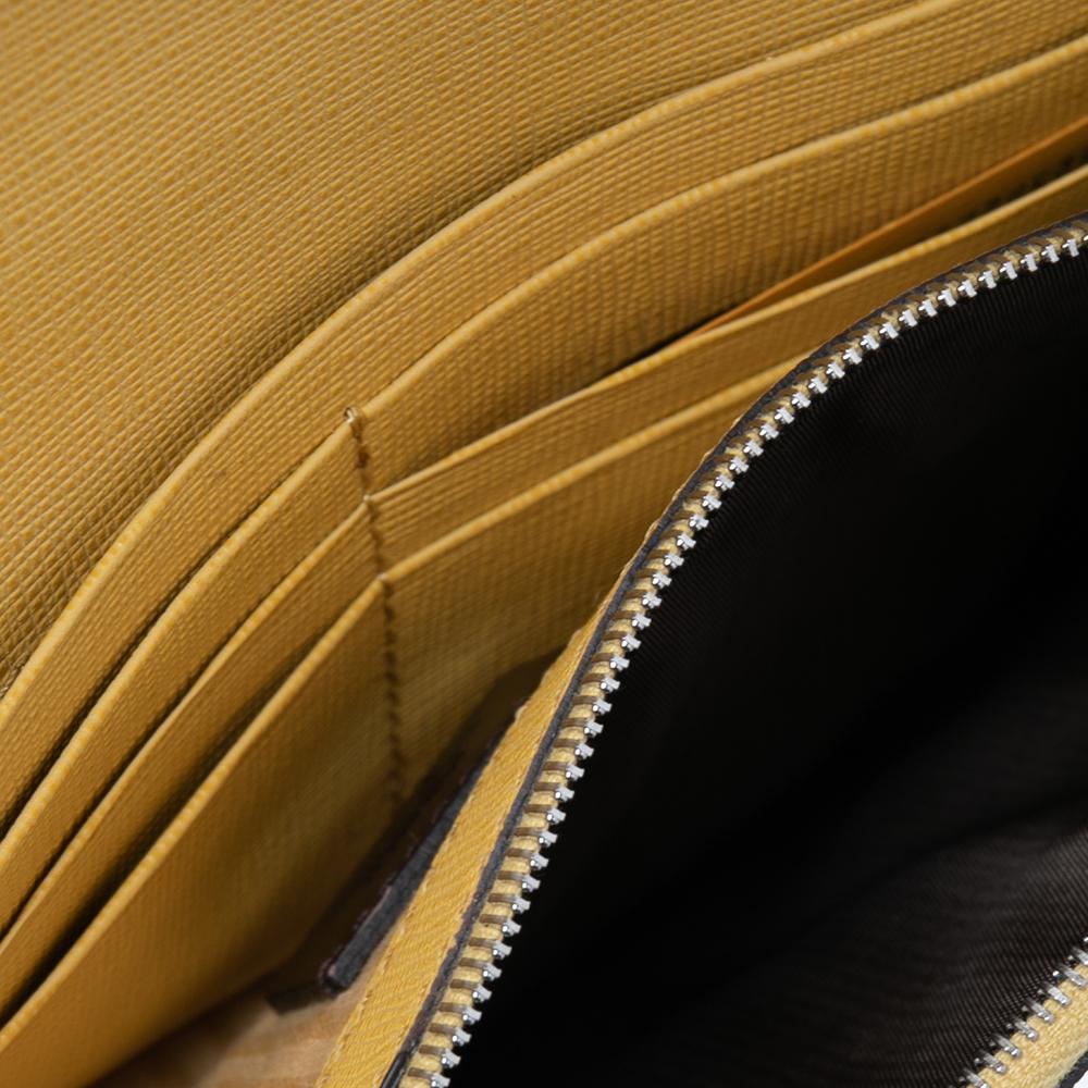 Fendi Multicolor Leather 2Jours Envelope Clutch 1