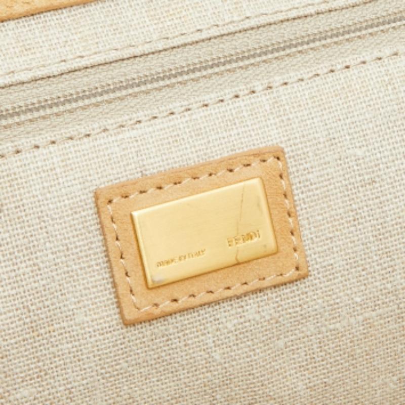 Fendi - Sac à main Silvana en cuir et crocodile multicolore Pour femmes en vente