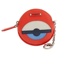 Used Fendi Multicolor Leather Coin Pouch