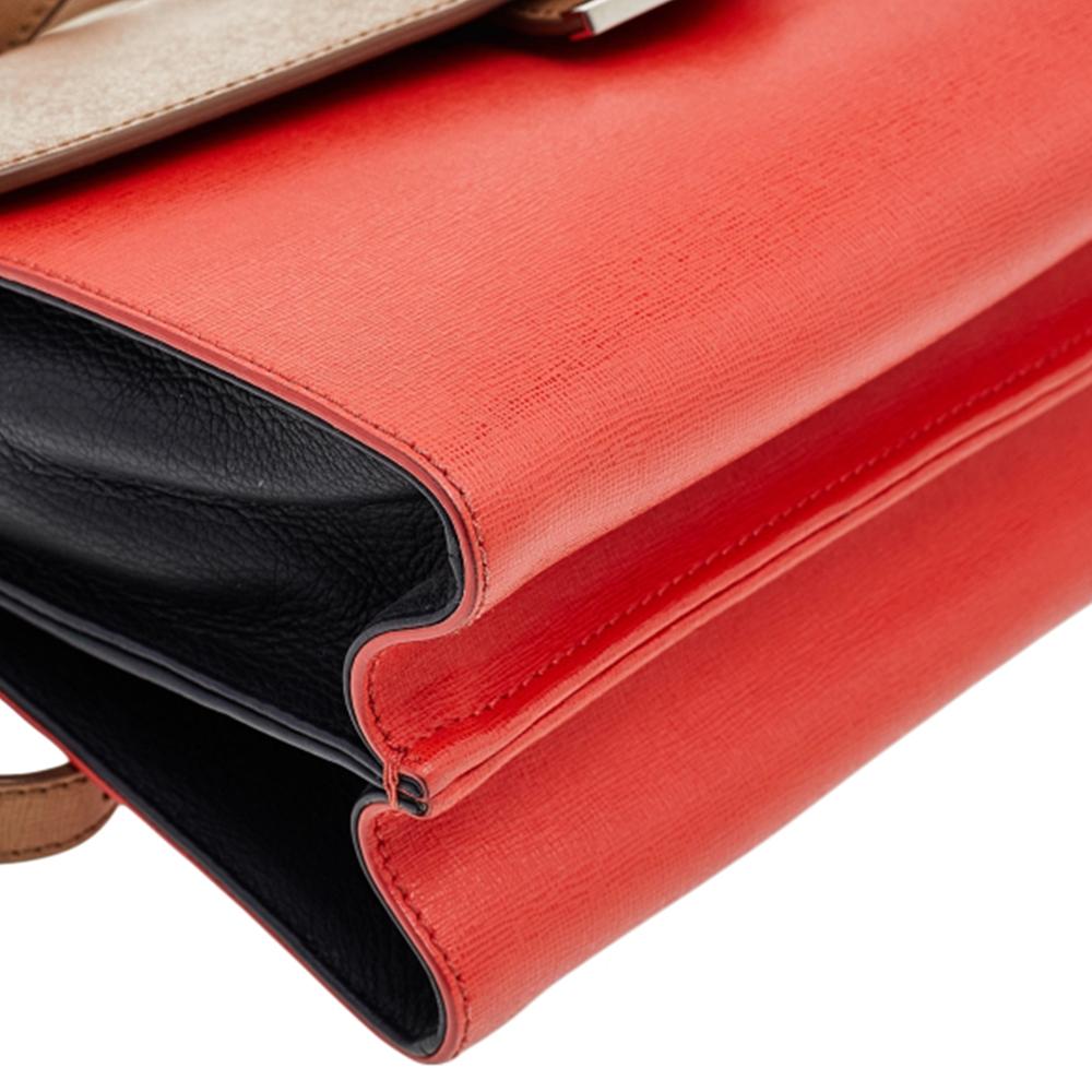 Fendi Multicolor Leather Demi Jour Top Handle Bag 4
