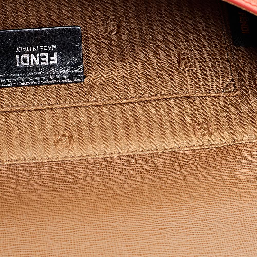 Fendi Multicolor Leather Demi Jour Top Handle Bag 5