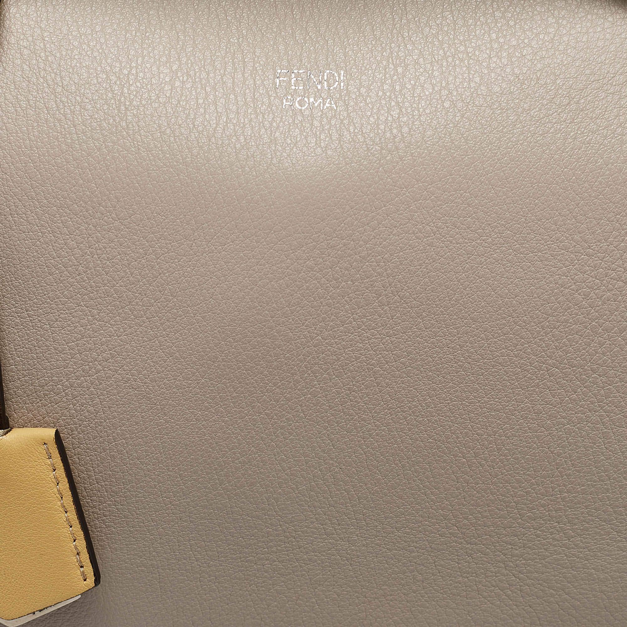 Women's Fendi Multicolor Leather Large By The Way Boston Bag For Sale