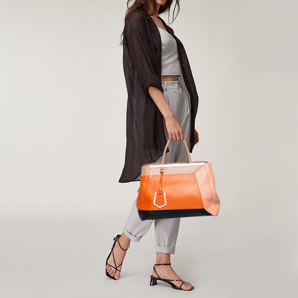 fendi multicolor tote