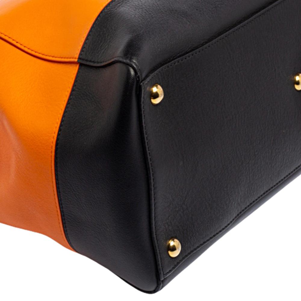 Women's Fendi Multicolor Leather Medium 2Jours Tote