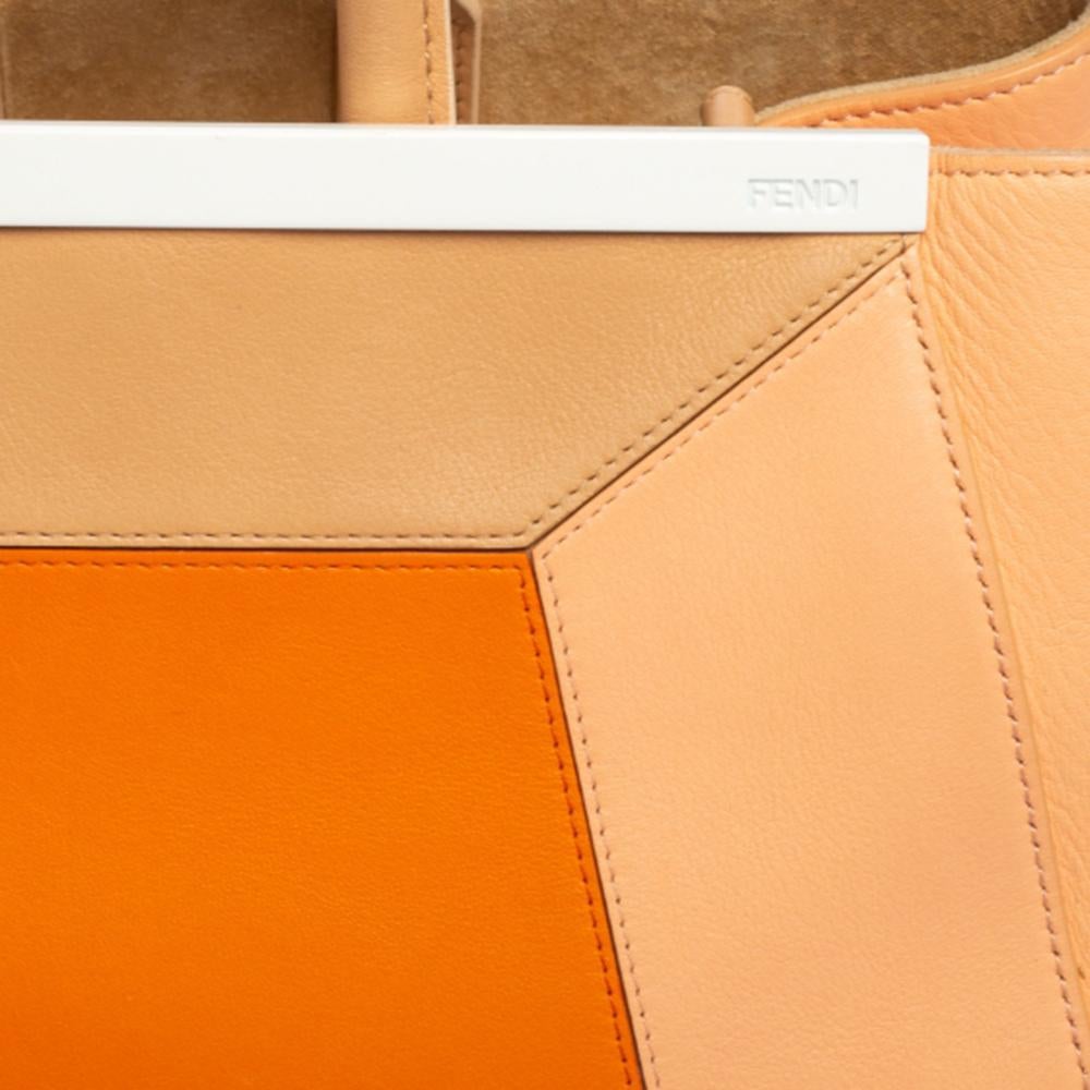 Fendi Multicolor Leather Medium 2Jours Tote 1