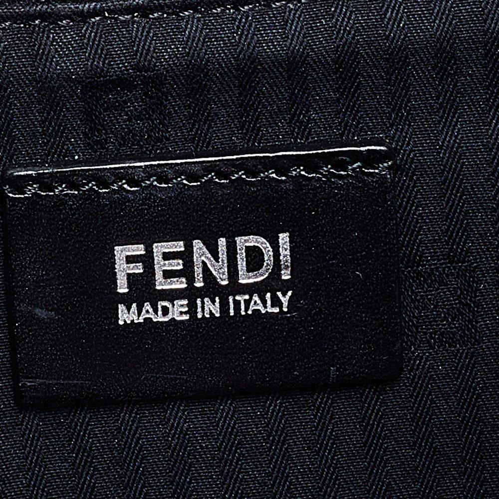 Fendi Multicolor Leather Mini Geometric 2jours Tote For Sale 4