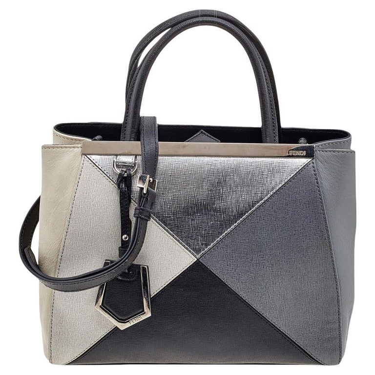 Fendi Authenticated 2Jours Leather Handbag