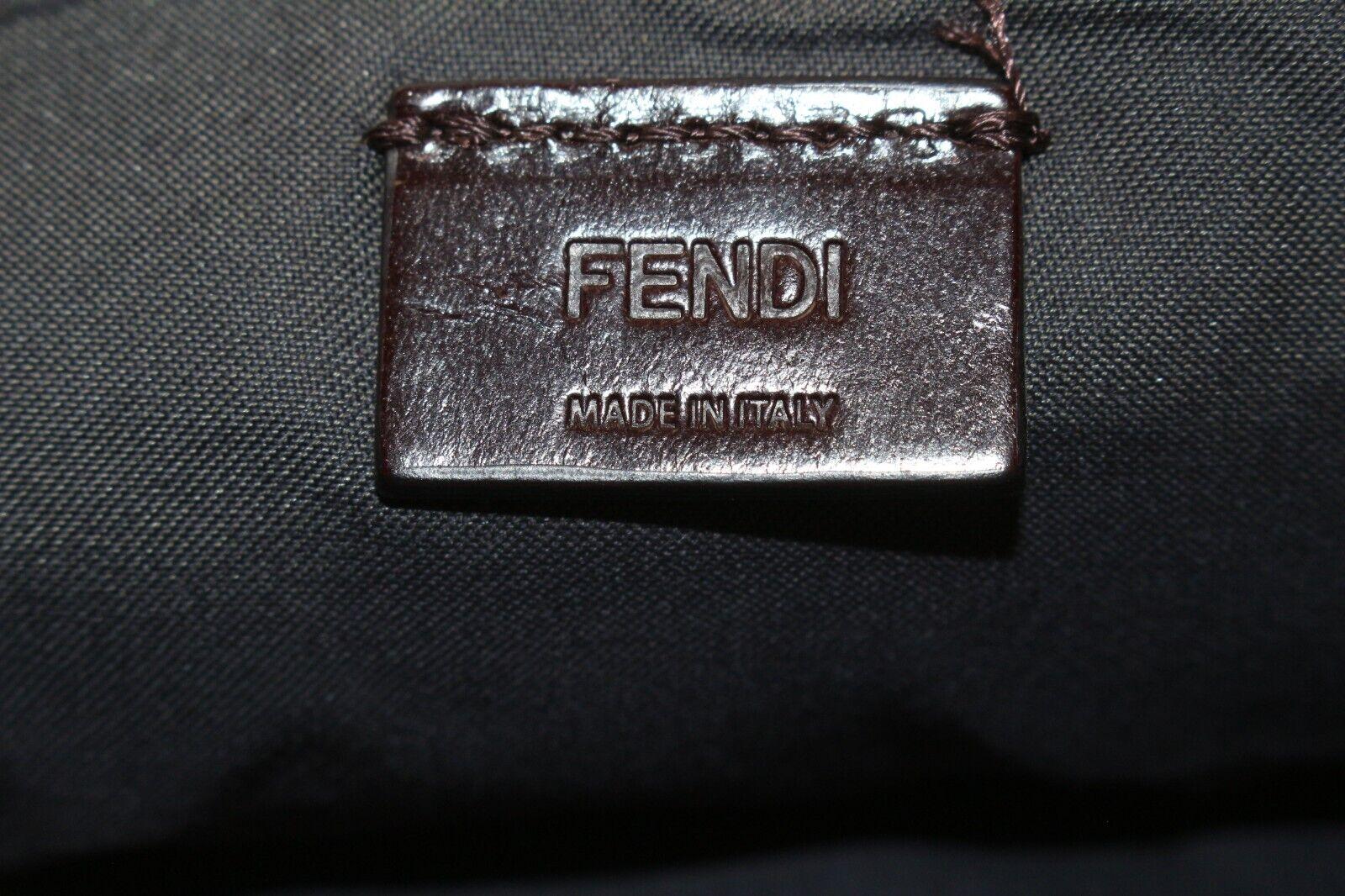 Fendi Multicolor Leather Triple Pouch on Ring Clutch 5FF1214K For Sale 1