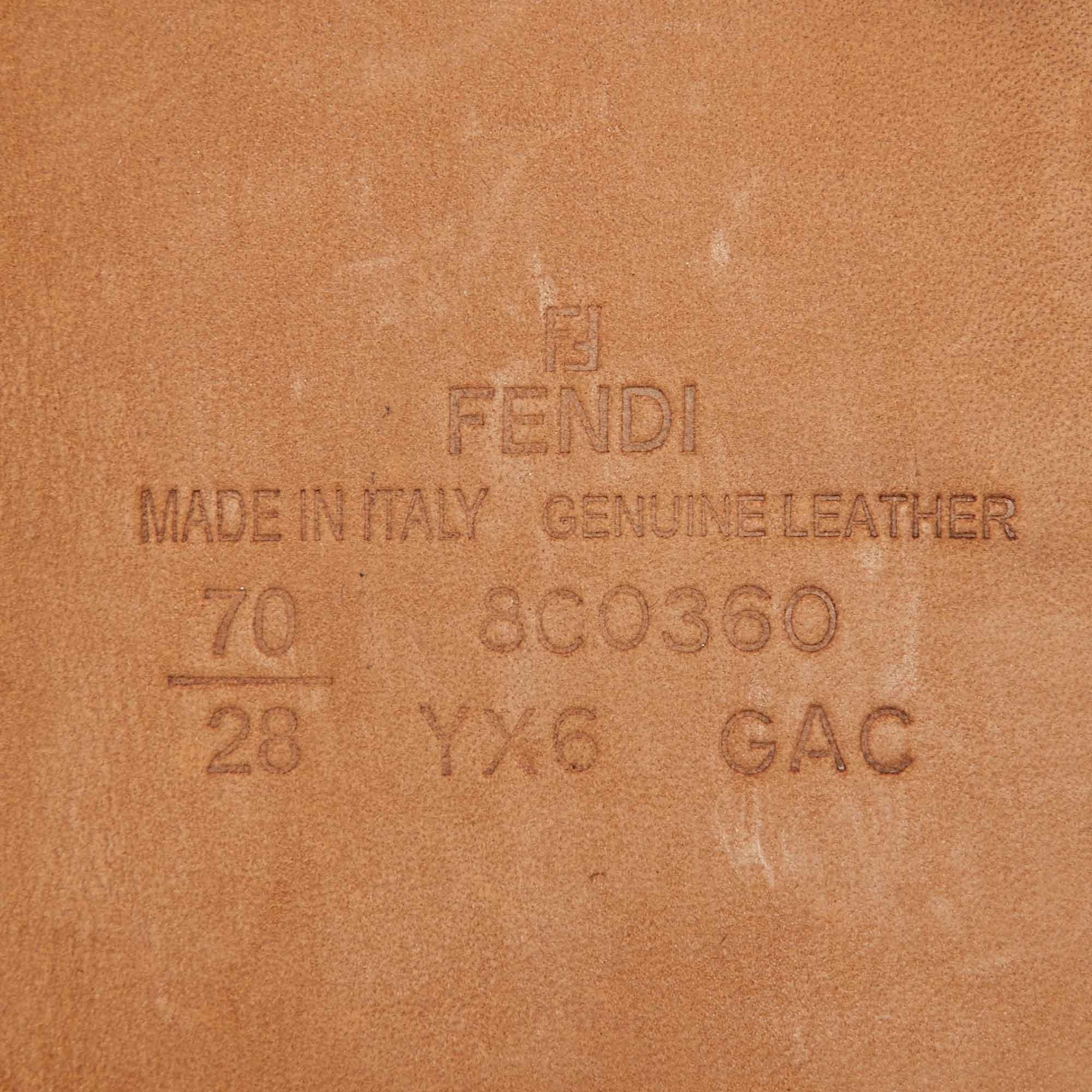 Women's Fendi Multicolor Leather Wide Waist Belt 70CM