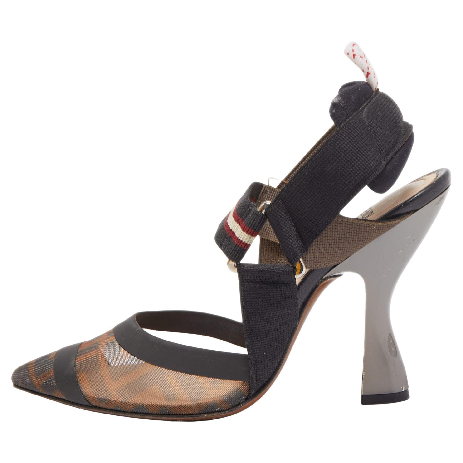 Fendi mesh pumps sales