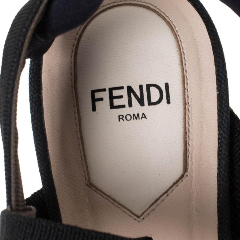 Fendi Multicolor Mesh Colibri Slingback Sandals Size 38.5 2