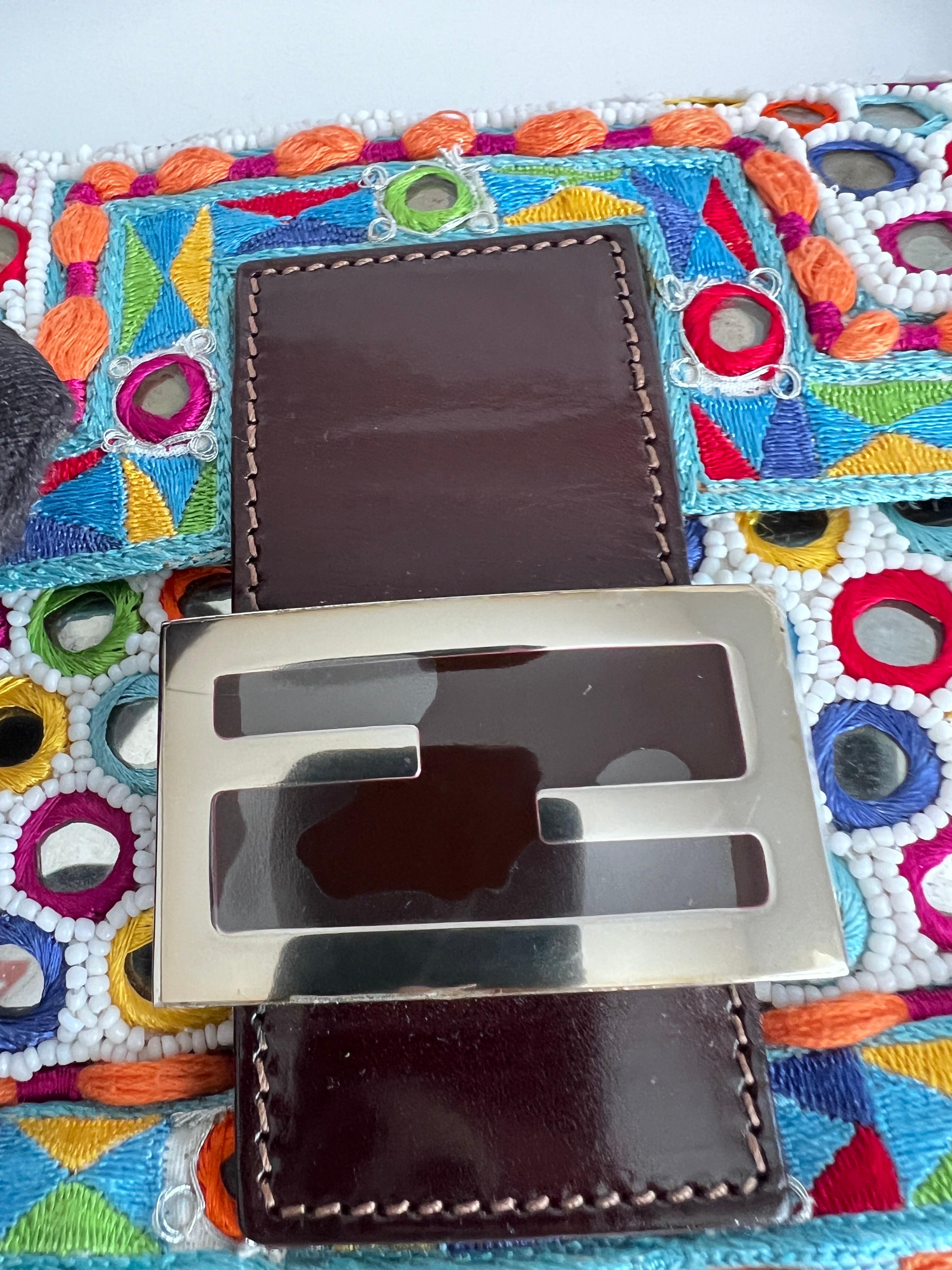 Fendi multicolor mirror baguette 2