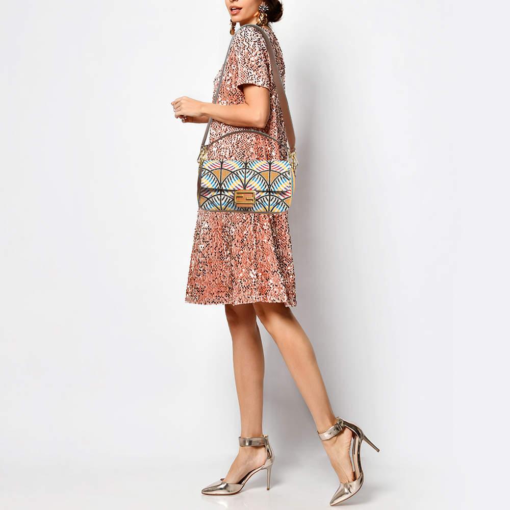 Designer bags are ideal companions for ample occasions Here we have a fashion meets functionality piece crafted with precision. It has been equipped with a well sized interior that can easily fit all your essentials.