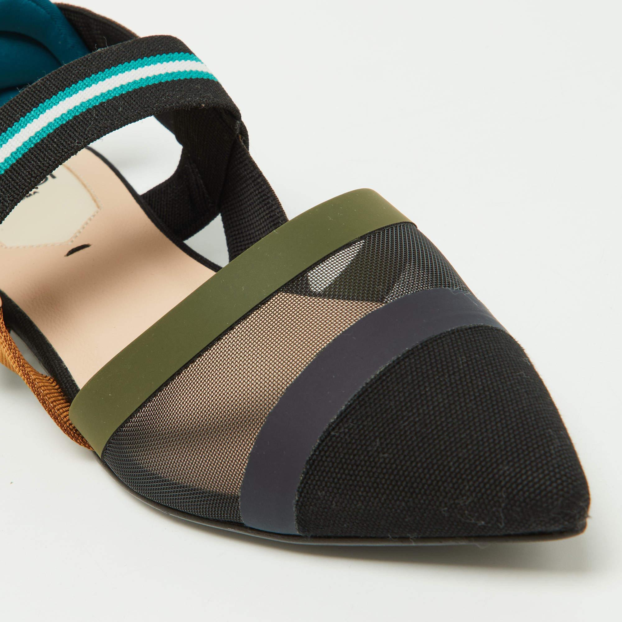 A perfect blend of luxury, style, and comfort, these designer flats are made using quality materials and frame your feet in the most refined way. They can be paired with a host of outfits from your wardrobe.

Includes: Original Dustbag, Original