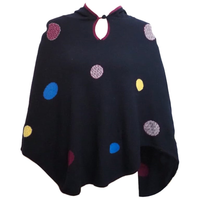 Fendi multicoloured cape For Sale