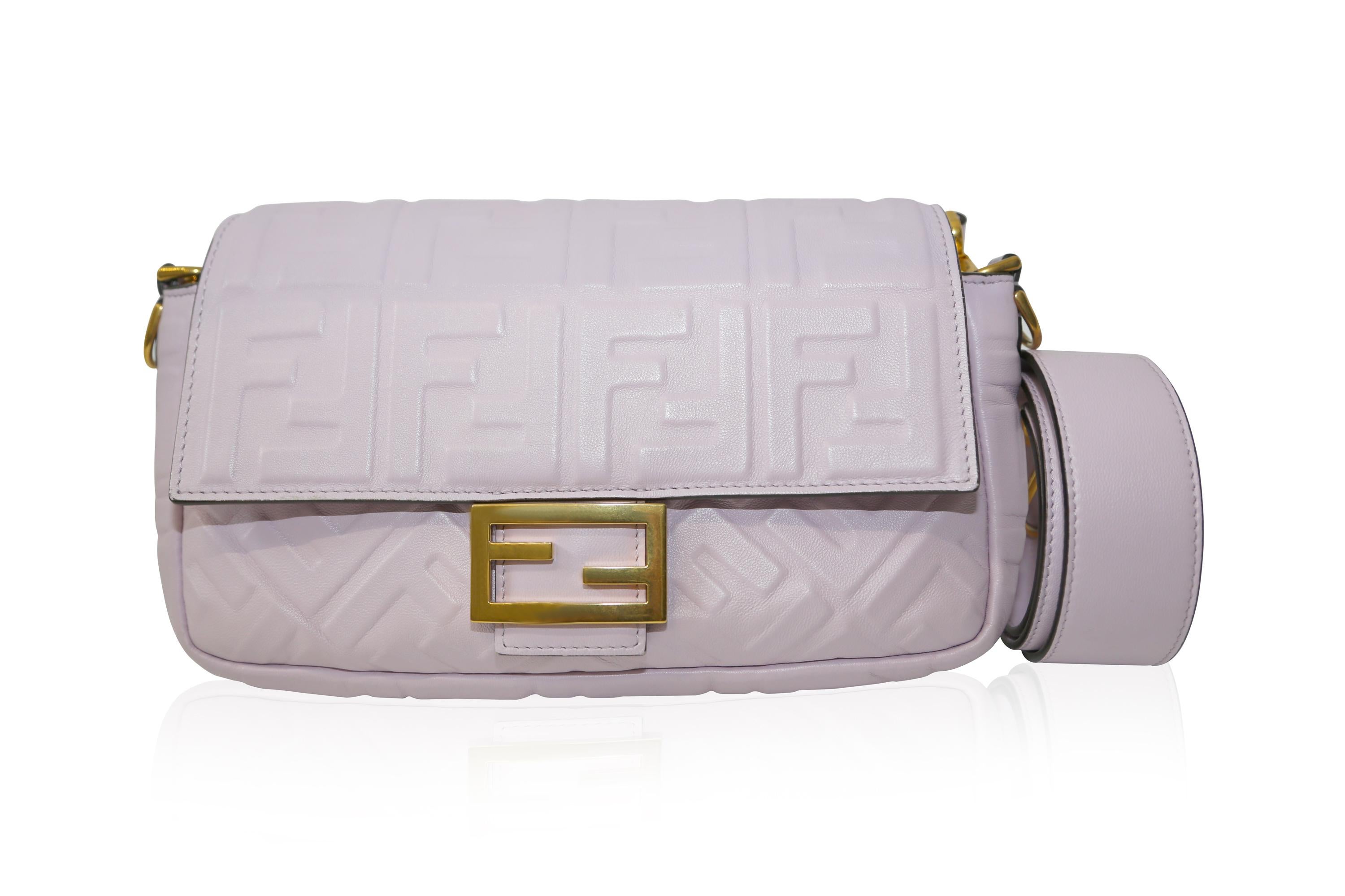 Women's or Men's Fendi Nappa Embossed Baguette