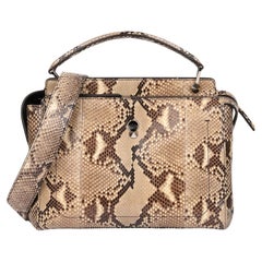 Fendi Natural Python Leather Dotcom
