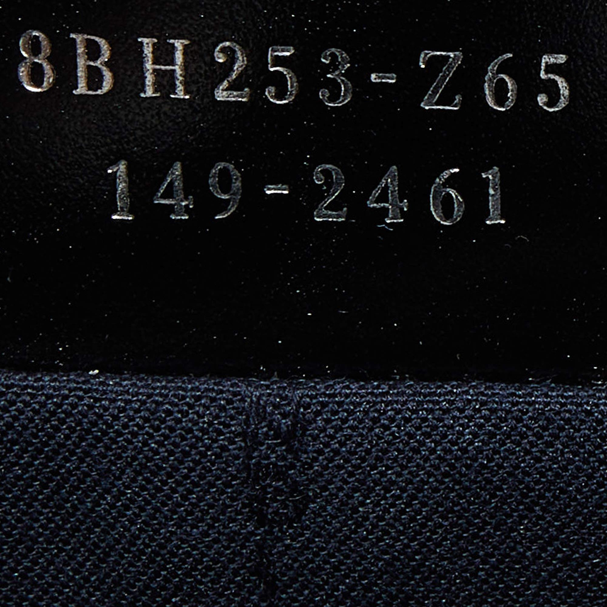 Fendi Navy Blue/Red Leather Petite Sac 2jours Tote 1