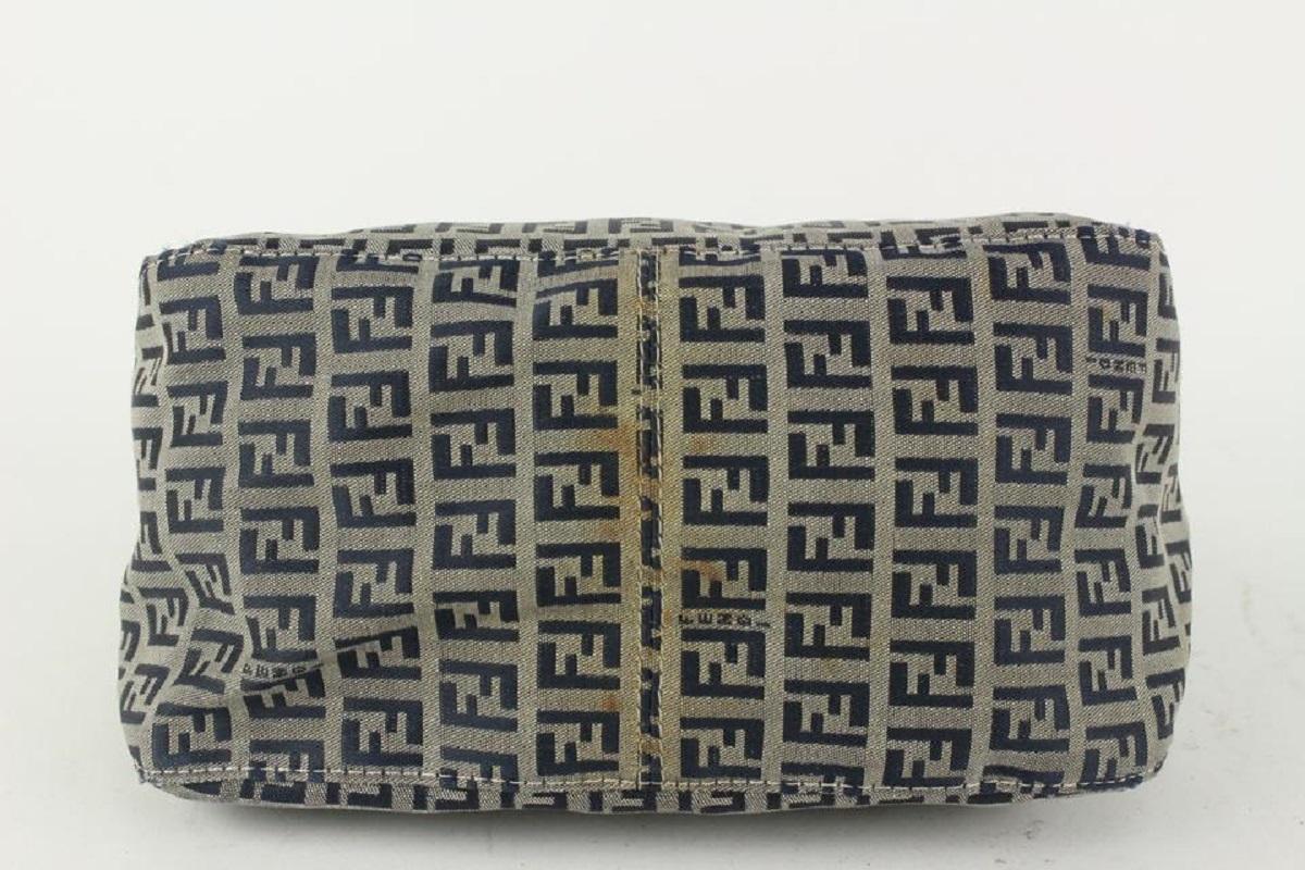 Fendi Navy Monogram FF Zucca Mamma Shoulder Bag 104f57 4