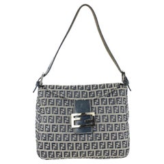 Fendi Navy Monogram FF Zucca Mamma Shoulder Bag 104f57