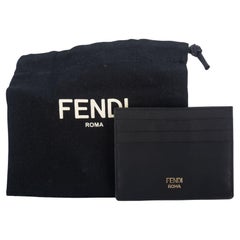 Fendi New Black Matt Monster CC Case