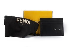 Fendi New Black Matte Monster CC Case