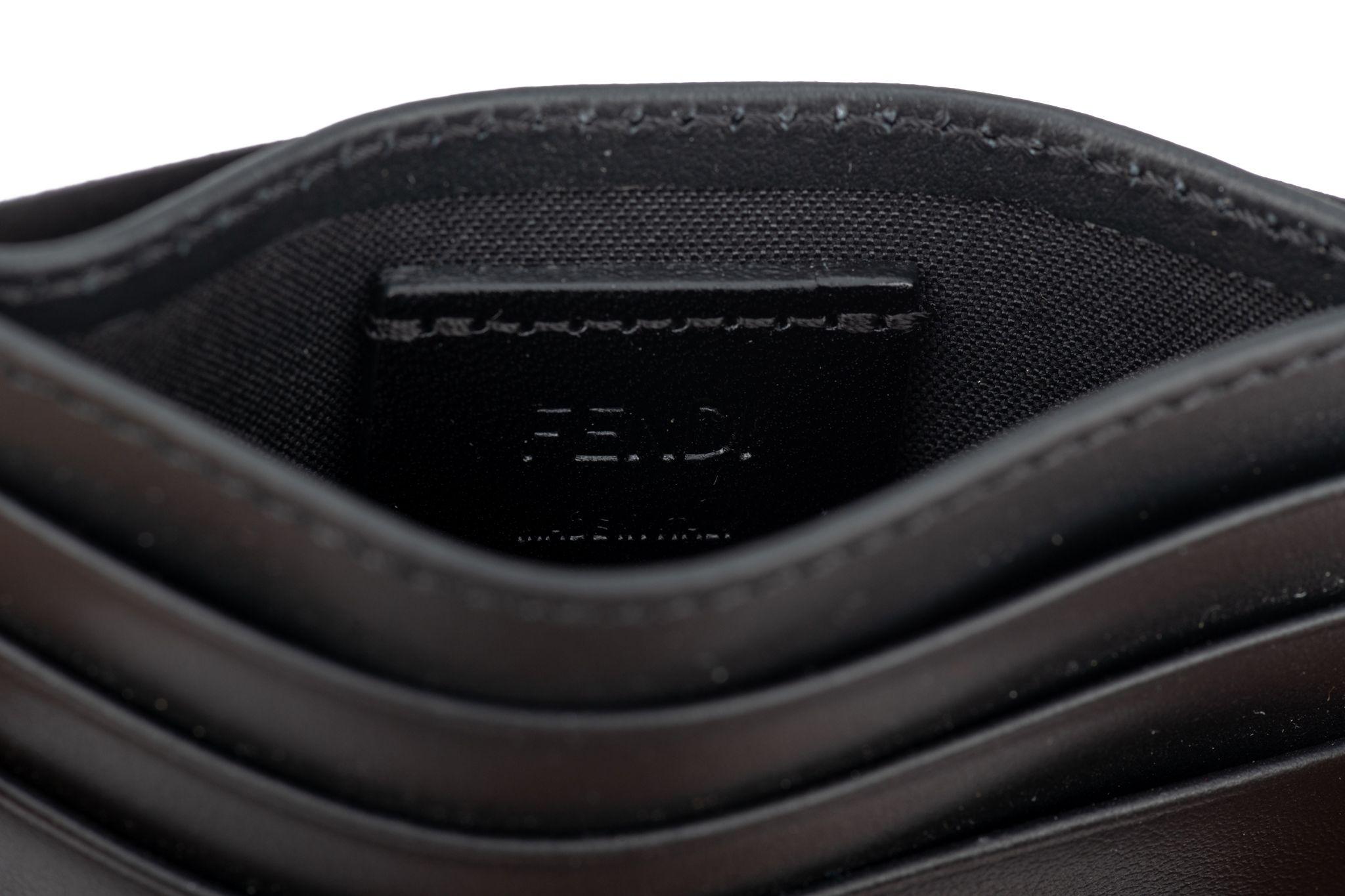 Fendi New Black Matte Monster CC Case For Sale 1