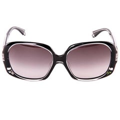 Fendi New Black with Rose Inlaid Sunglasses