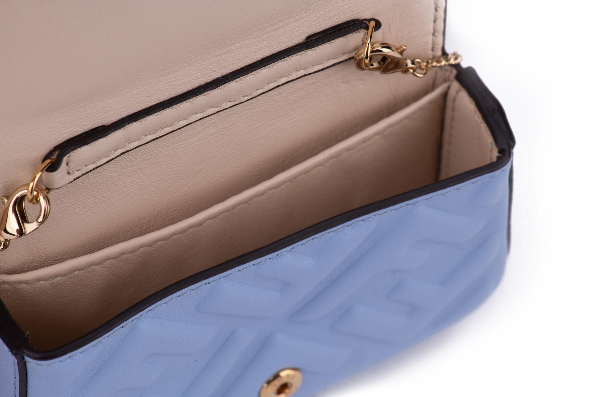 Women's Fendi New Celeste Embossed Nano Baguette