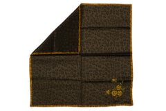Fendi New Cheetah Flower Cotton Gavroche