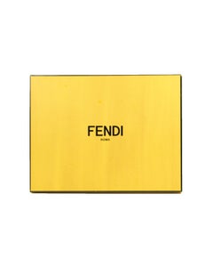 Fendi NEW IN BOX Brown/Cream Fendi Match Low Top Sneakers sz 39.5