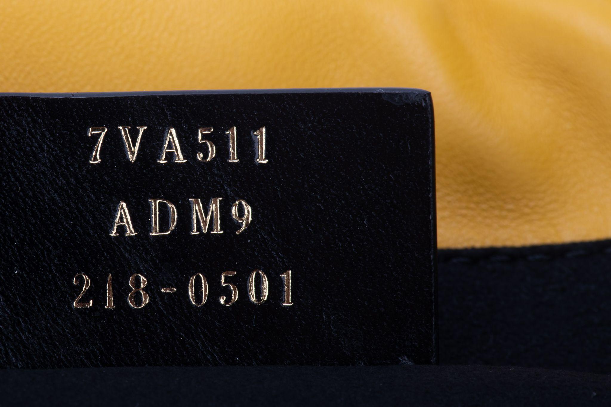 Fendi New Large Yellow Cross Body Bag For Sale 6