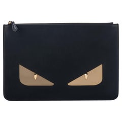 Fendi New Lim.Ed. Black Monster Clutch