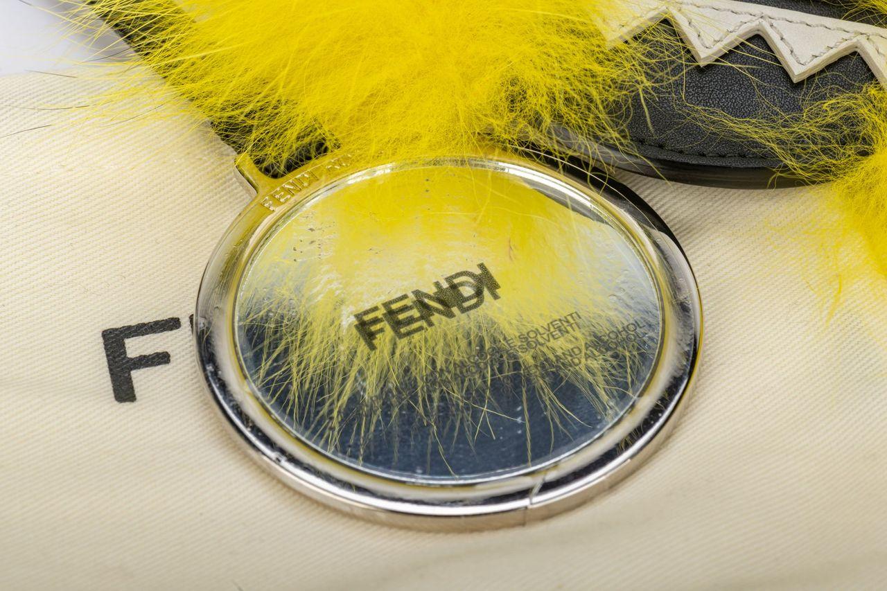 Fendi New Monster Key Ring Yellow For Sale 2