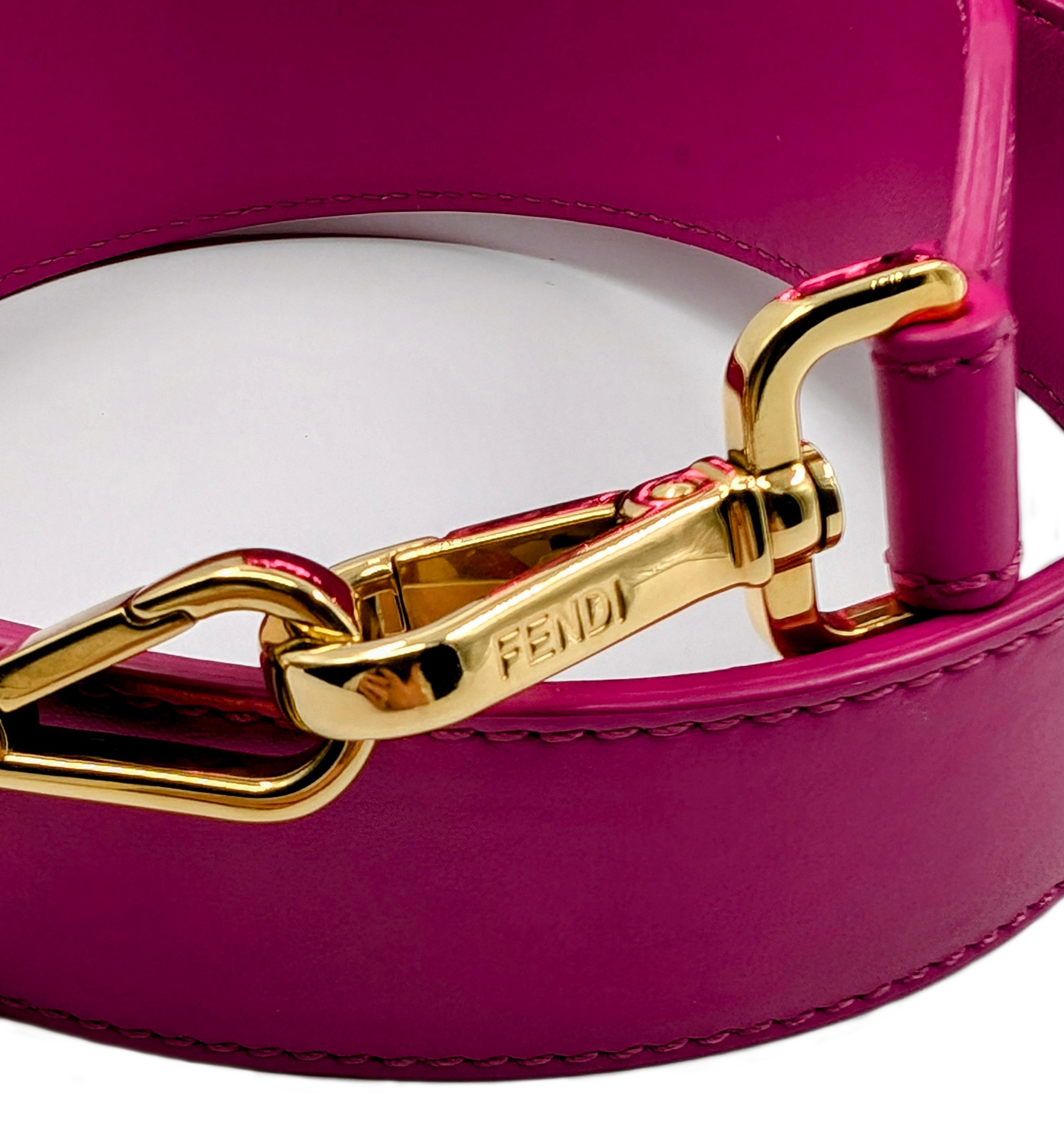FENDI new pink sequins baguette 2024 For Sale 6
