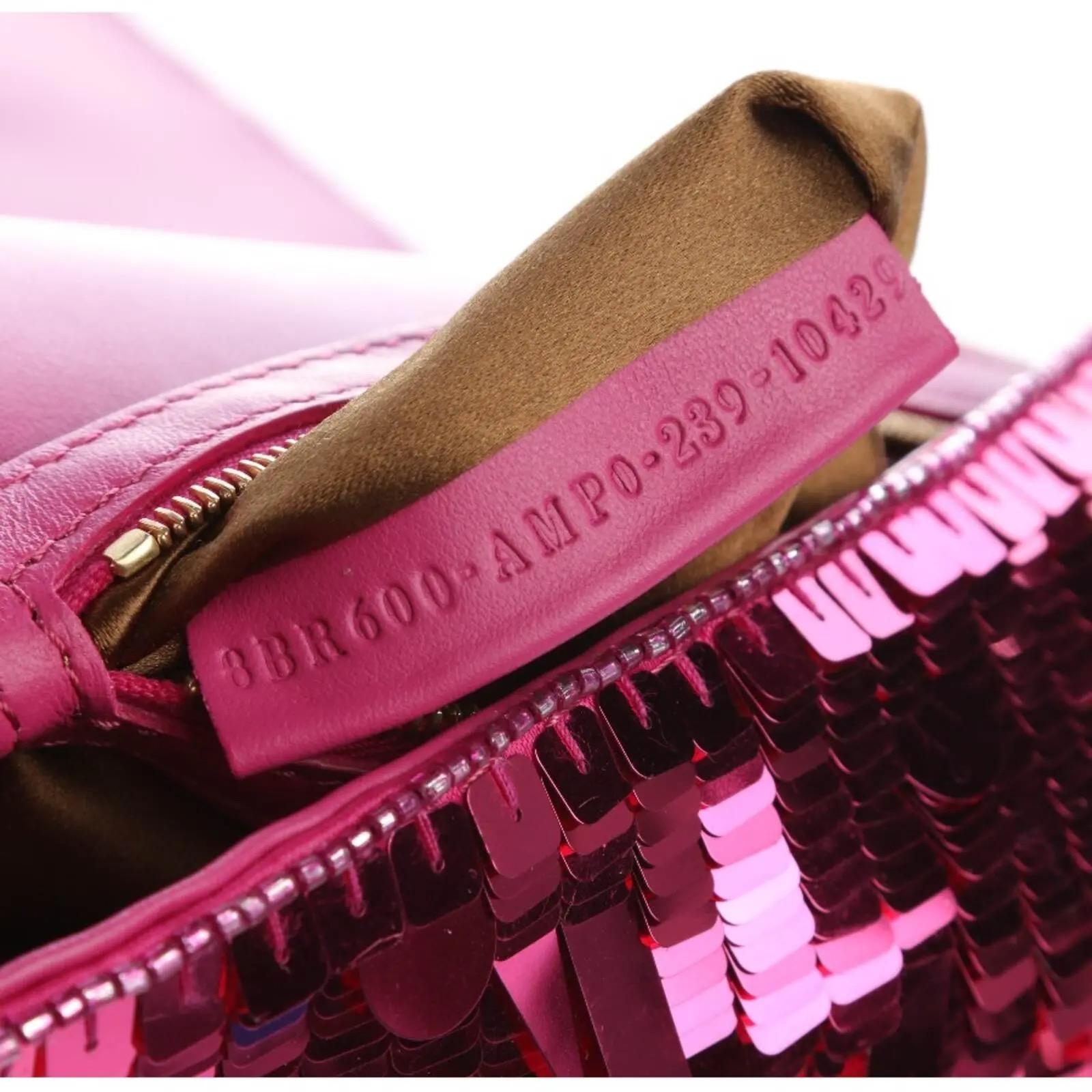 FENDI new pink sequins baguette 2024 For Sale 9