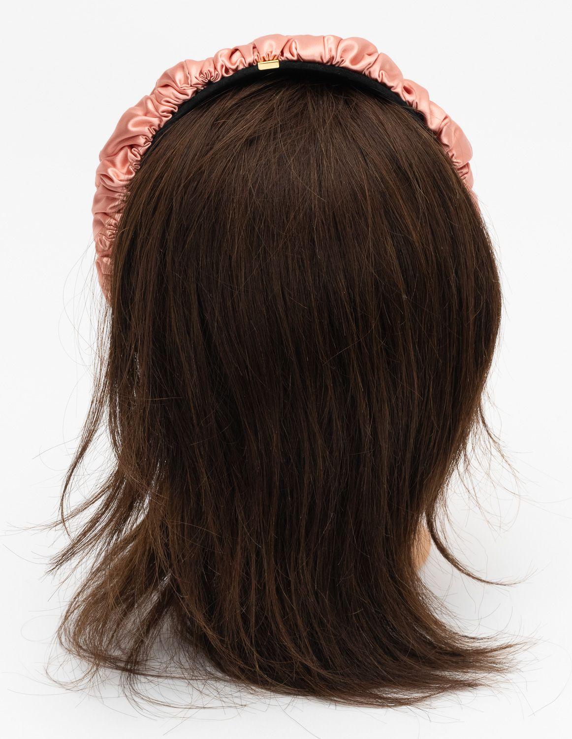 Fendi Silk Hairband in Rose. In new condition and comes with the dust cover.