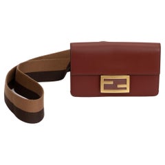Fendi NIB Borsa piatta in vitello spazzolato