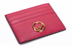 Fendi NIB Card Holder Pink