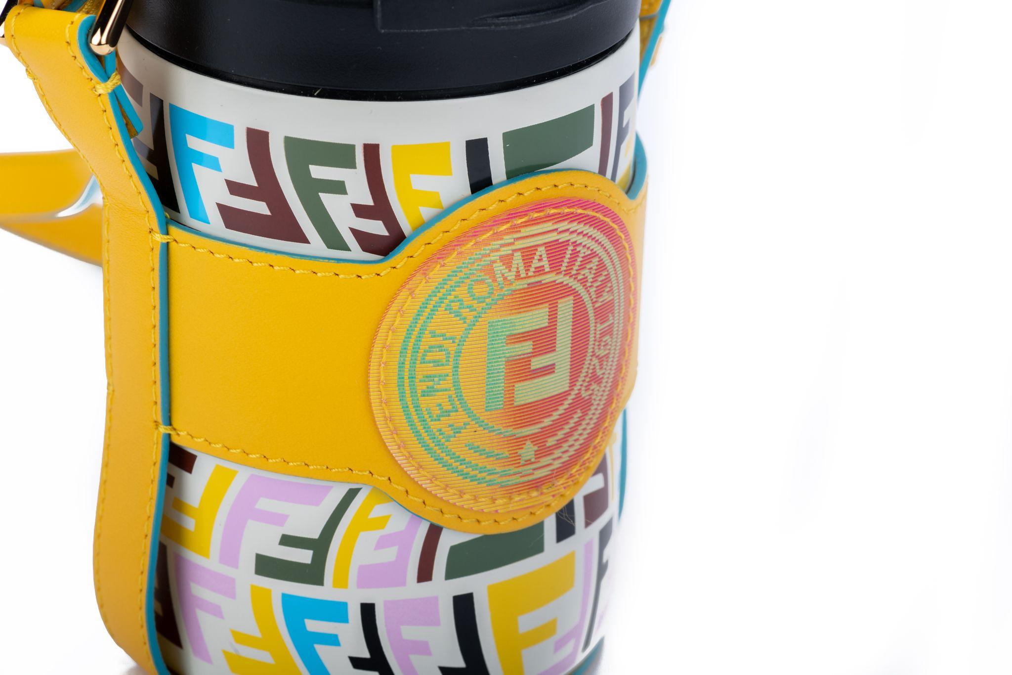 Women's Fendi NIB Coffe Mug W/Crossbody Strap