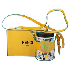 Fendi NIB Coffe Mug W/Crossbody Strap