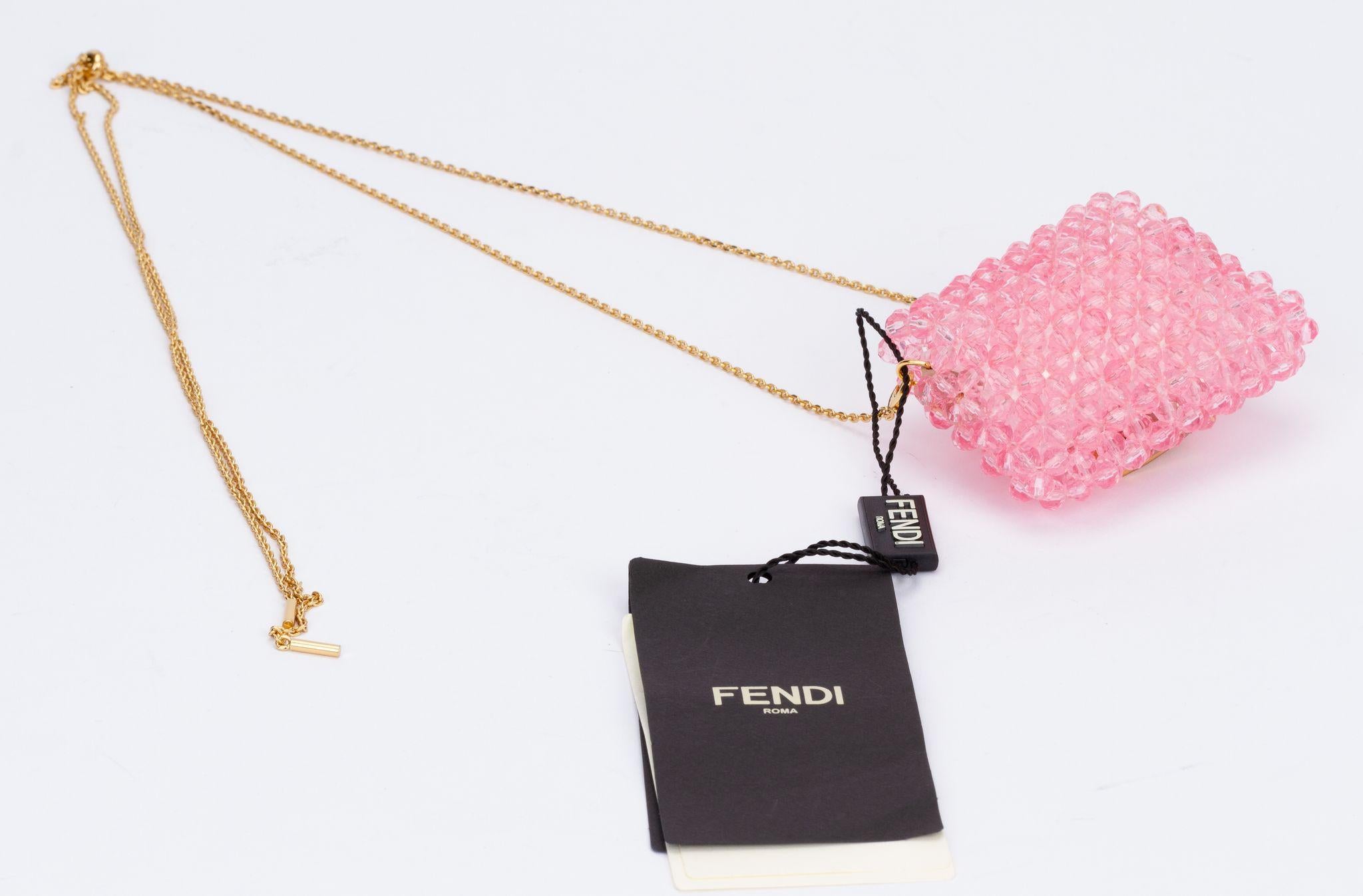 fendi baguette necklace