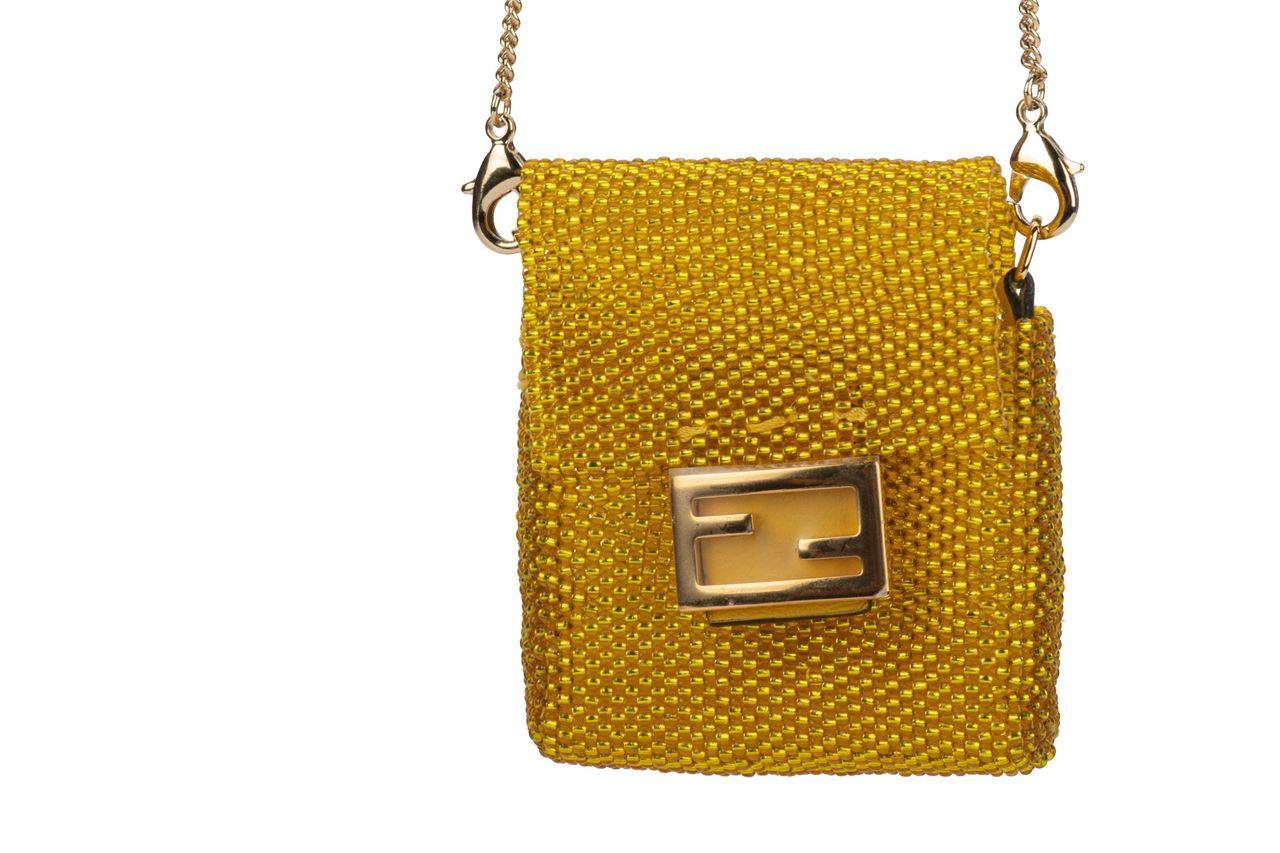 fendi baguette gialla