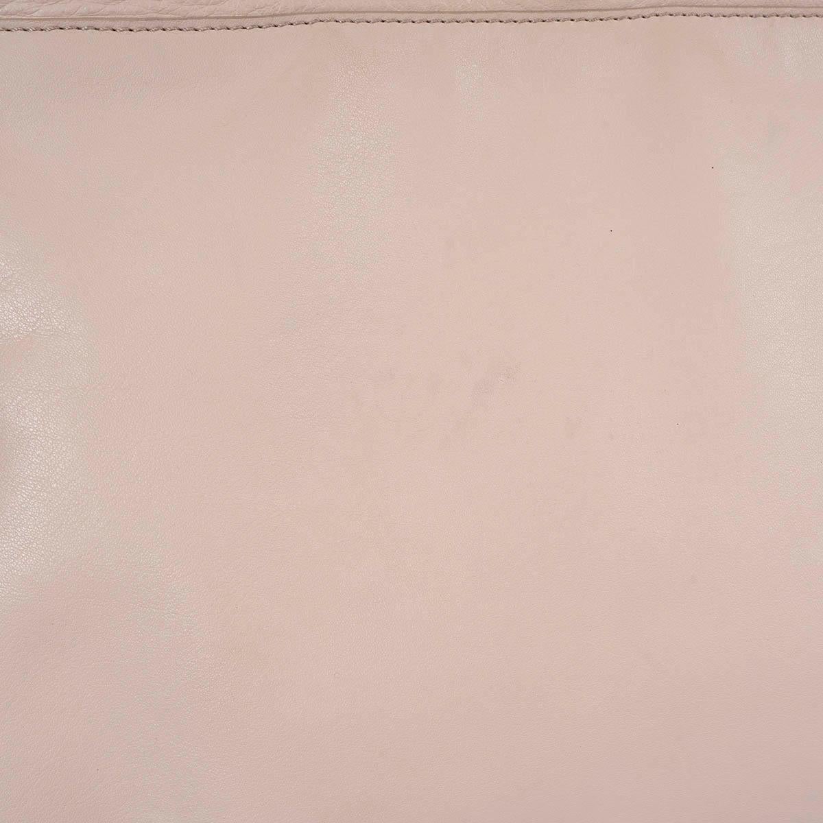 FENDI nude leather LARGE PEEKABOO Shoulder Bag For Sale 3