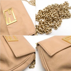 Fendi Nude Mini Pouch Crossbody Bag