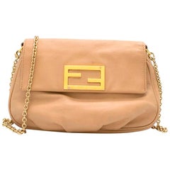 Fendi Nude Mini Pouch Crossbody Bag