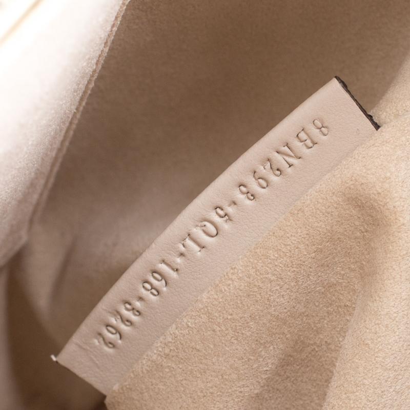 Women's Fendi Off White Leather Dotcom Top Handle Bag