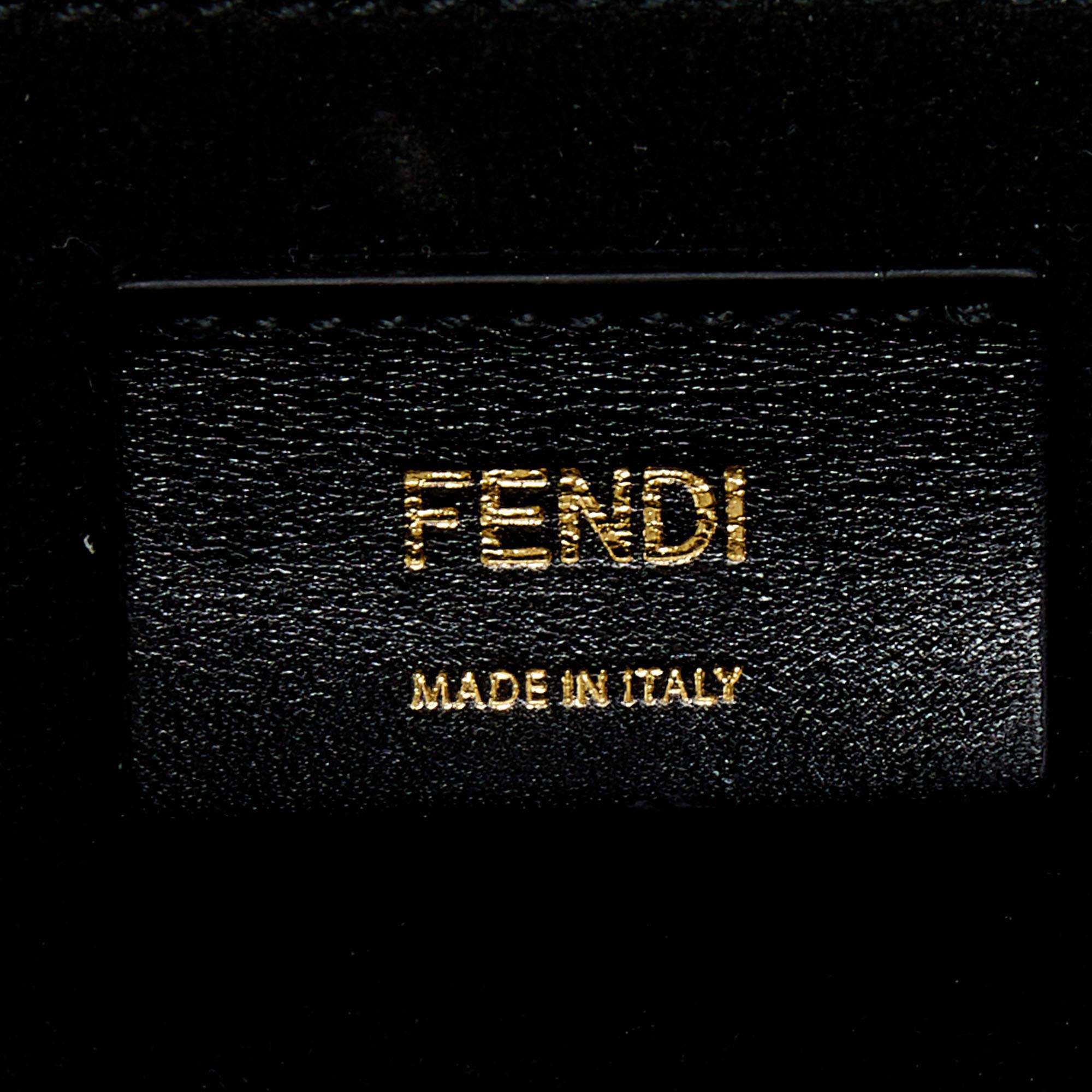 Fendi Old Rose Leather Horizontal Crossbody Bag 5