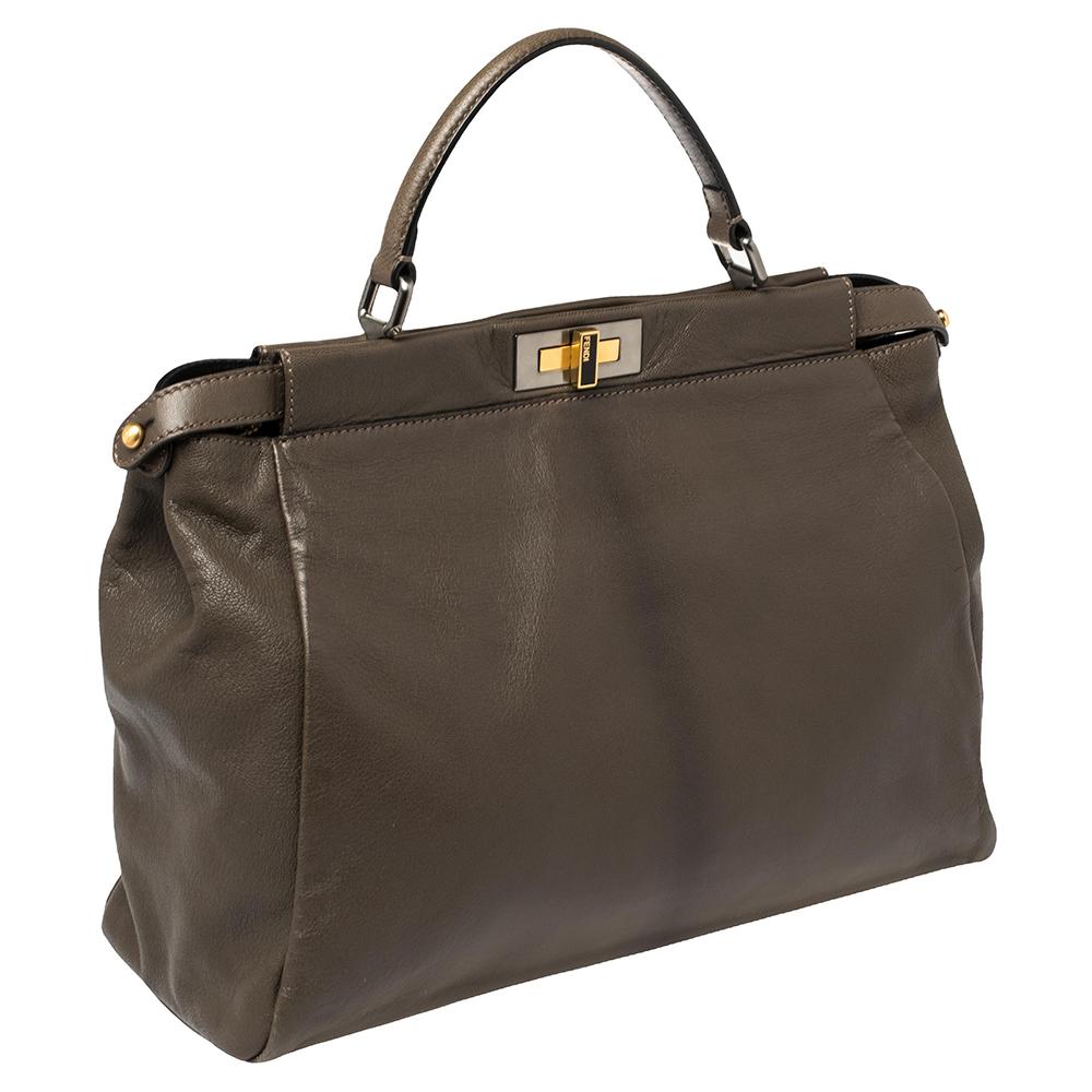 fendi peekaboo olive green