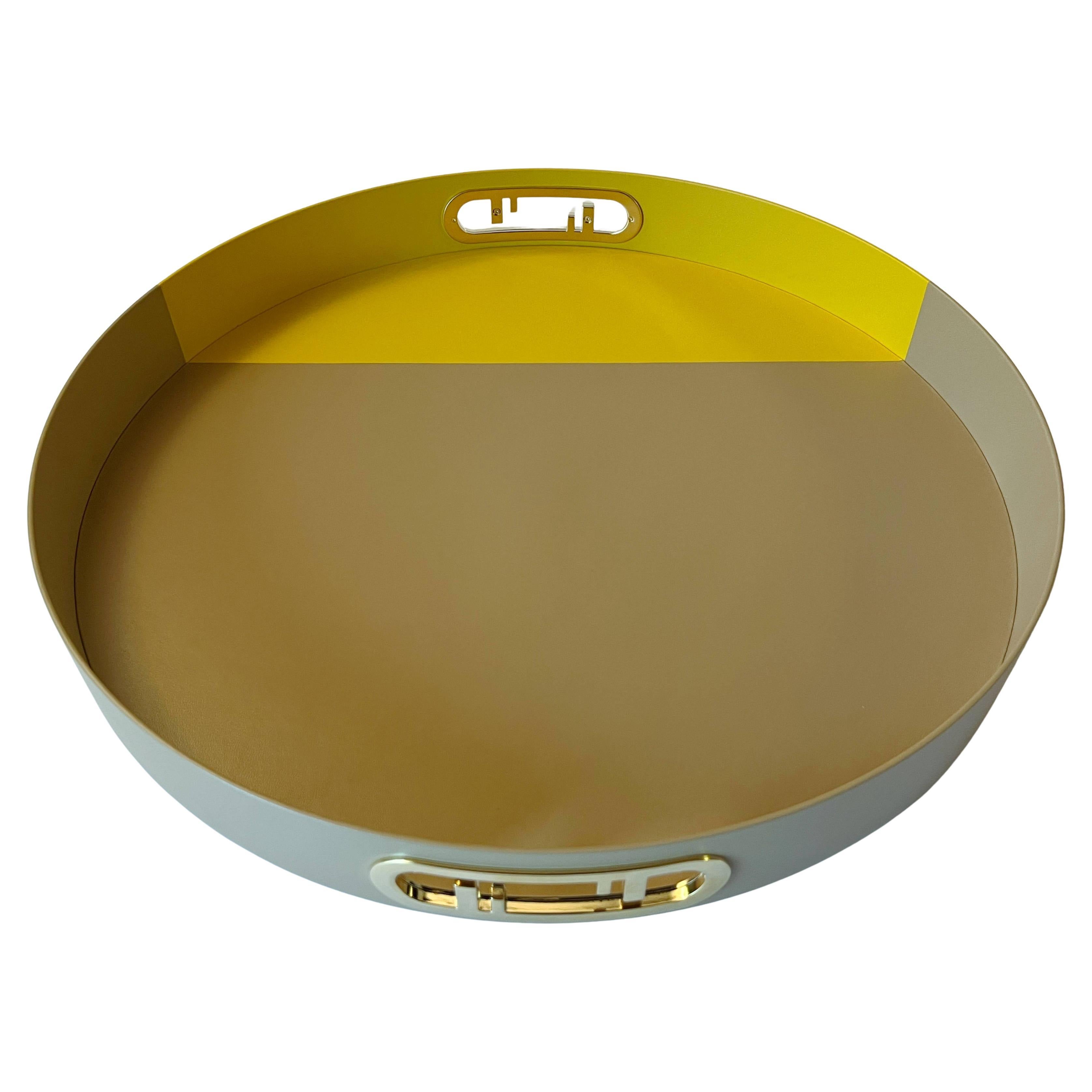 Bandeja redonda FENDI O'Lock, 3 Disponible en venta